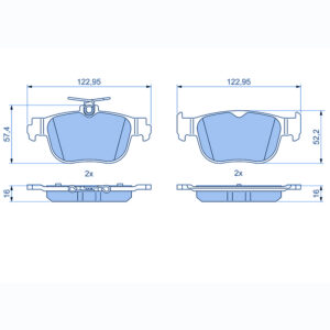 Δισκόφρενα ZTEC+ για Audi,Cupra,Ford,Seat,Skoda,Vw